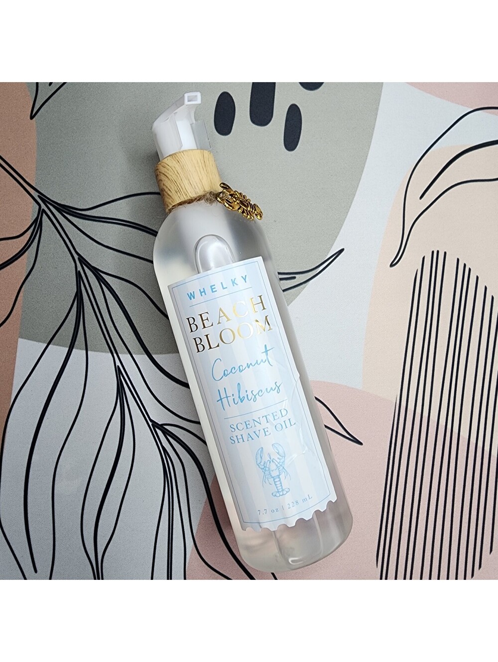 Whelky Beach Bloom Coconut Hibiscus Scented Shave Oil 7.7 oz